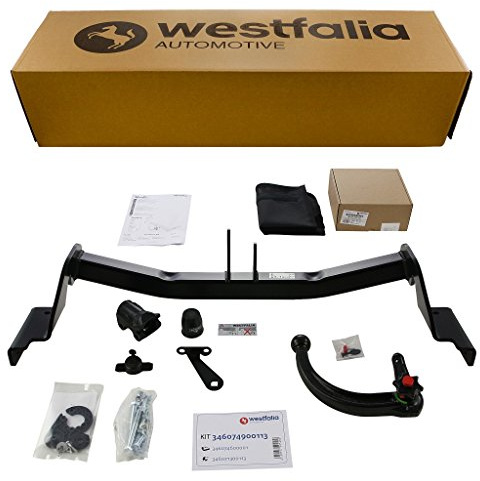 Westfalia abnehmbare Anhängerkupplung für Hyundai I30 cw Kombii (BJ 06/2012-06/2017) - im Set mit 13-pol. fzg.-spez. Westfalia Elektrosatz