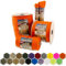 TOUGH-GRID PC50 340kg Paracord - 100% Nylon Militärspezifikationen Typ IV - für Militär, Camping, Kunsthandwerk, Hängematten, Notfälle - Neon Orange