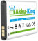 Akku-King Akku kompatibel mit Olympia BL-40, BL-OS4, BL-VA, LN-4C - Li-Ion 1000mAh - für Becco Plus, 2130, 2203