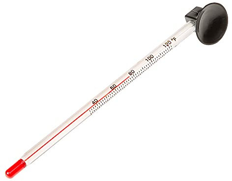 Ferplast Glas-Thermometer für Aquarien, 0,7 x 15 cm