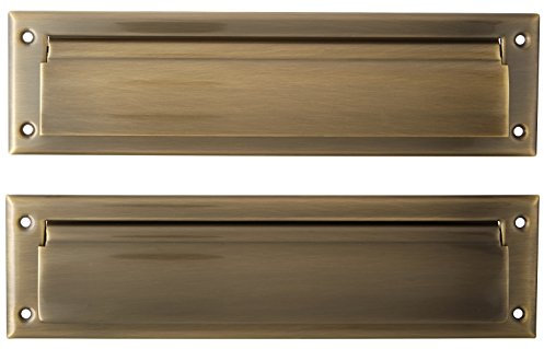 Baldwin 0014050 Letter Box Plate, Antique Brass