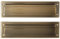 Baldwin 0014050 Letter Box Plate, Antique Brass