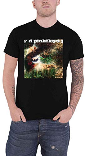 Pink Floyd Men's Saucer Full Of Secrets Short Sleeve T-Shirt, Black, Small