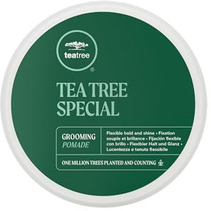 Paul Mitchell Tea Tree Grooming Pomade - Styling-Paste für mehr Glanz und Volumen, ideal für welliges oder lockiges Haar, Hair-Styling in Salon-Qualität, 85 g