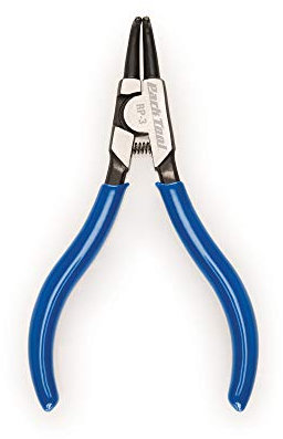 Park Tool RP-3 - Snap Ring (Circlip) Pliers - 1.3 mm Bent External Tool, Blue
