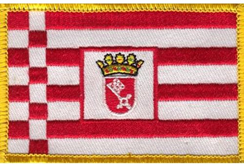 Everflag Patch zum Aufbügeln oder Aufnähen : Bremen - klein