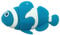 Ulticool - Fisch 8 GB USB - Aquarium Meer Flash Pen Drive - Fish Blue Memory Stick Daten Aufbewahrung - Speicherstick - Blau und Weiß