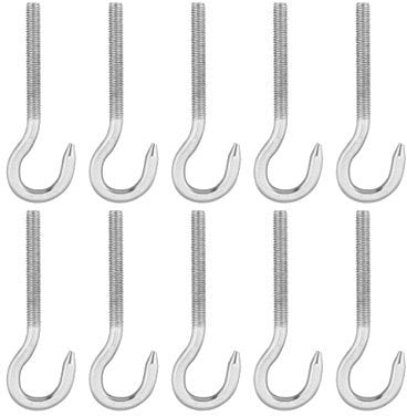 Yasorn Viti a gancio M4 in acciaio inox per appendere 10 pezzi