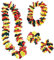 PEARL Sport-Fanartikel: 4-TLG Hawaii-Fan-Set Deutschland: Kette, Stirnband & Armbänder (Deutsche Fanartikel, Fan-Artikel in Nationalfarben, Länderflagge)