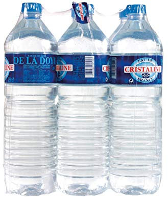 Cristaline Eau de Source Etat Naturel, 6 x 1.5L