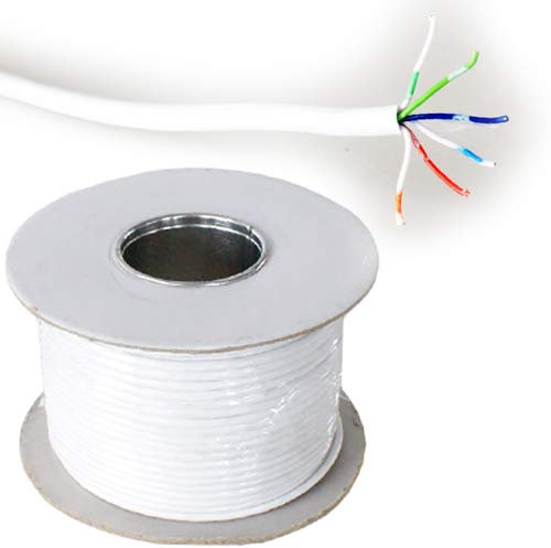 25m BT Telephone Extender Cable - 3 Pair 6 Way/Core Lead – Multicore/Multiline Wire Reel - Install/Make Phone Extension Slave Line