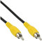InLine 89937 C 1 M RCA RCA Noir Câble vidéo composite – Cables de vidéo composite (1 m, RCA, RCA, Nickel, Noir, mâle/mâle)