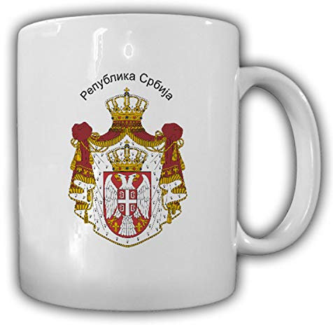 République de serbie blason 13893 emblem-tasse à café