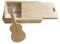 Unidad flash USB de madera de arce en forma de guitarra (en caja de madera) (8.0 GB)
