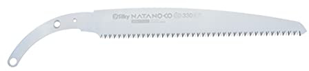 Silky Natanoko Ersatzklinge 330 mm, große Zähne, Ersatzblatt 8 ZpZ für Silky Handsäge, passend für kraftvolle Schnitte in stärkerem Holz