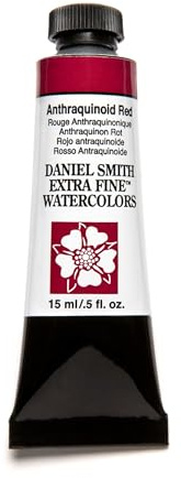 Daniel Smith Extra Fine Watercolor Paint, 15ml Tube, Anthraquinoid Red, 284600005, 0.5 Fl Oz (Pack of 1)