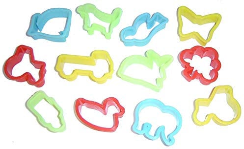 Emporte-pièces en plastique Lot de 12