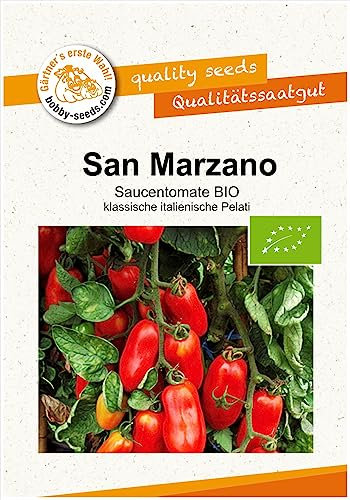 BIO-Tomatensamen San Marzano Flaschentomate Portion Rot