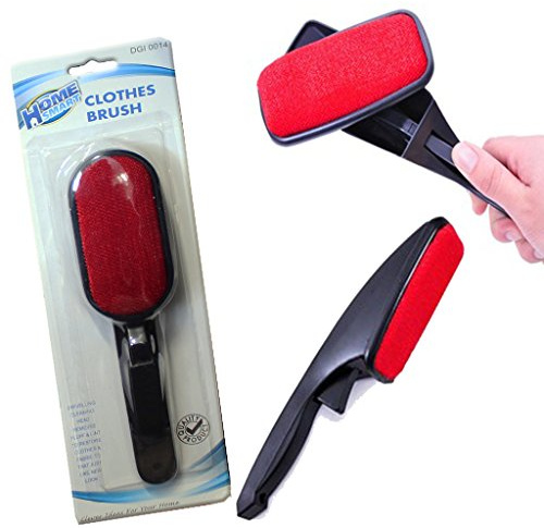 Guaranteed4Less Brushx1 SWIVEL CLOTHES BRUSH MAGIC LINT CLEANING FURNITURE HAIR REMOVER CLEANING DUSTER -5cm(Black)