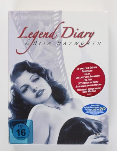 Legend Diary by Rita Hayworth, 8 DVDs: Es tanzt die Göttin / Fegefeuer / Gilda / Die Lady von Shanghai / Pal Joey / Sie kamen nach Cordura / SOS - Feuer an Bord / Wer wird schon reich beim Militär