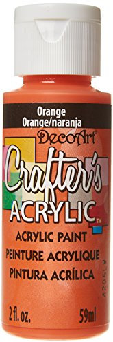DecoArt Acrylic Paint, Orange, 59ml