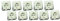 Gira 018803 Steckdose Standard 55 reinweiss - 10 Stück