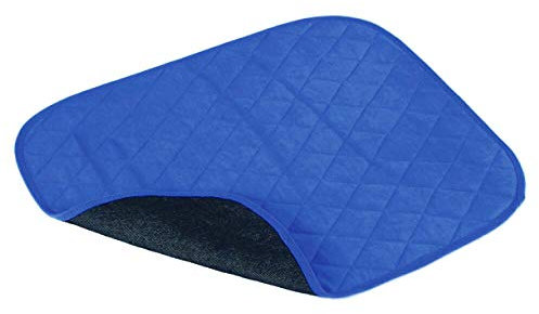 CARELINE Inkontinenz-Sitzauflage, hohes Saugvolumen, waschbar bis 95 Grad, formstabil, 40 x 50 cm, Farbe Blau