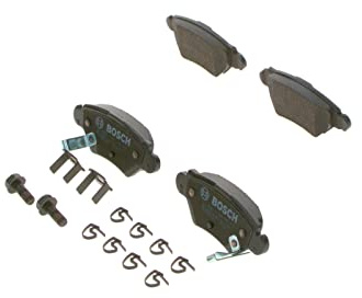 Bosch BP246 - Brake Pads Car Rear Axle - 1 Set of 4 Pads | Bosch Quality - Reduced Noise and Dust - ECE-R90 Certified - Copper-Free