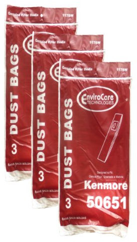 9 Kenmore 50651 type type vieux L , Sears Ultra Care Kenmore Old Style L, Whirlpoool type U1 Sac d'aspirateur Sac d'aspirateur vertical Droit Modèle 6000 4000 7000 8000, 116.3916480, 116.3966180, 203966180 Droit Série 31164, 31168, Toner et laser, 39165, 39265, 39372 39575 et 3961, Fv2000, Fv2100, 2500 Fv4000, 4100, Fv6000, Fv8000, 8100