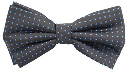 Fabio Farini - Elegante gepunktete Herren Fliege Querbinder für jeden Anlass wie Hochzeit, Konfirmation, Abschlussball Schwarz (Royalblau)