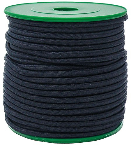 25m Gummikordel 3mm, Gummischnur Gummiband Bekleidungsgummi, Farbwahl