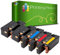 Printing Pleasure 5er Set Premium Toner kompatibel für Dell 1250, 1250c, 1350, 1350cn, 1350cnw, 1355, 1355cn, 1355cnw, C1760, C1760nw, C1765, C1765nf, C1765nfw, C17XX