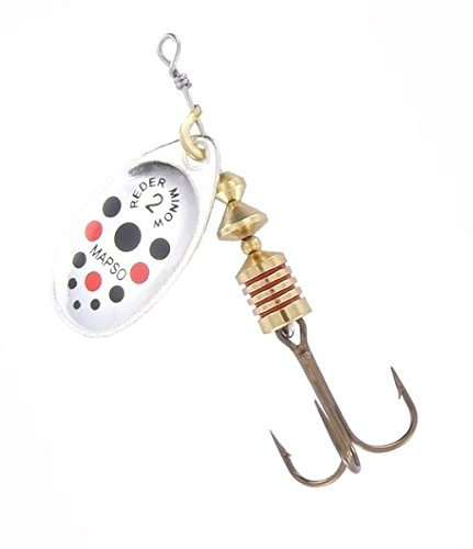 MAPSO - 5 Cucharillas de Pesca REDER-MN 2 PNR 4,50 GMS.