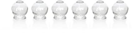 Schröpfgläser aus Glas | Feuer Schröpfen | 6er Set | verschiedene Größen (ca. 3,5cm Ø)