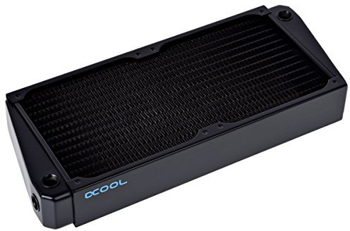 Alphacool 14245 NexXxoS XT45 Full Copper X-Flow Radiator - CPU Wasserkühlung - 280mm, Kupfer / Schwarz