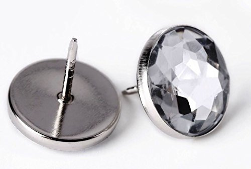 Headboard, Sofa, Furniture Decore Crystal Upholstery 22MM Diameter Crystal Buttons (25)
