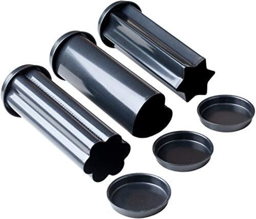 Birkmann, Laib & Seele Partybrot-Backröhren-Set, anthrazit, 22 x 9 cm, Karbonstahl, 3-teilig, 210158