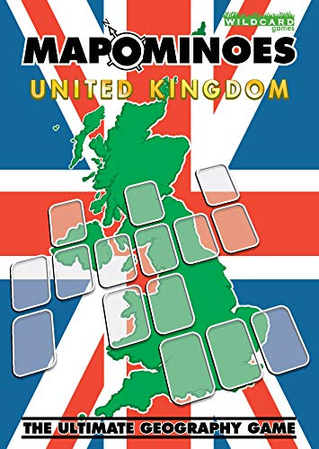 MAPOMINOES UK - Fun educational geography travel game about connecting counties in England, Scotland, Wales & Northern Ireland. Like dominoes with maps.