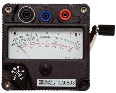 Chauvin Arnoux C.A 6503 Isolationsmesser mit Kurbelinduktor