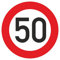 Zulässige Höchstgeschwindigkeit 50 km/h Schild 60 cm reflektierend Norm RA1 STVO Zeichen 274-51