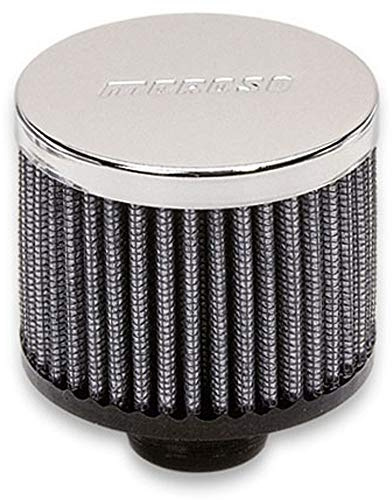 Moroso 68817 Valve Cover Breather, Push In Style, Non Hooded