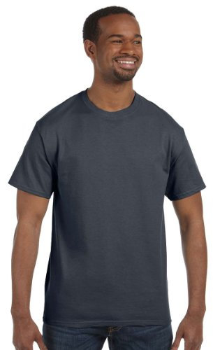 Gildan Mens Heavy Cotton Short Sleeve T-Shirt (L) (Charcoal)