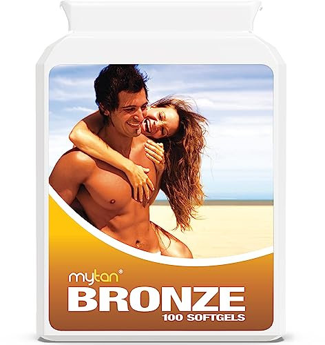 MyTan Bronze Tanning Pills | Tanning Tablets with Natural Mixed Carotenoids | Use with or Without Sun for a Healthy, Safe Tan