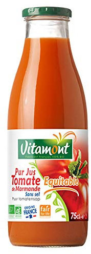 VITAMONT Pur Jus de Tomate de Marmande sans Sel 1 Unité