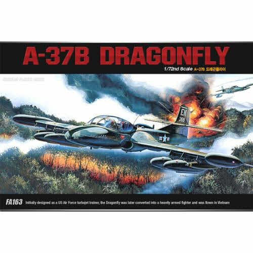 [Academy] Kunststoff-Modellbausatz 1/72 Cessna A-37B Dragonfly (#12461) /Artikel# G4W8B-48Q2980