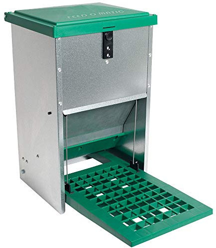 Mangeoire automatique feedomatic 8 kg avec plaque TRITT pour Doublure 8 kg, volaille Distributeur de nourriture pour poules trog, Mangeoire