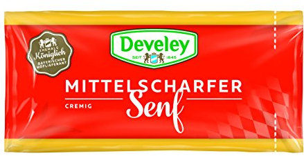 DEVELEY Mittelscharfer Senf, 200er Pack (200 x 15 ml)