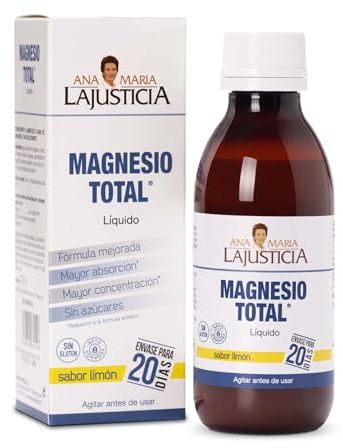 ANA MARIA LAJUSTICIA MAGNESIO TOTAL LIQUIDO sabor limon 200cc