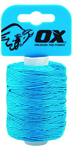 OX Pro Línea de constructores de nylon de alta visibilidad 105m Azul