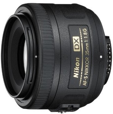 Nikon Nikkor AF-S DX 35 mm f/1.8G Objectif, Noir